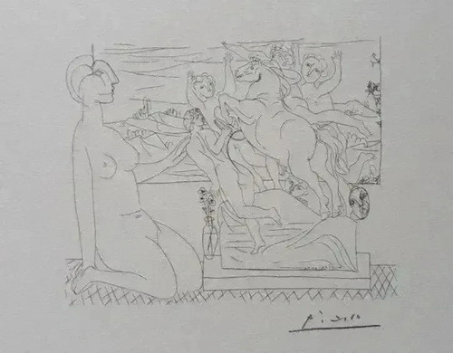 Pablo picasso scène - pablo,