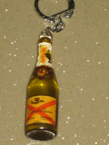 Porte clé champagne - champagne, de