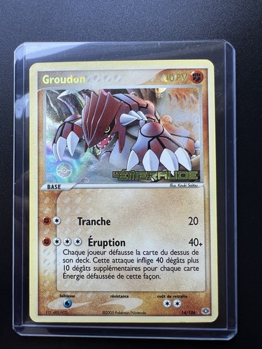 Carte pokémon groudon - pokémon, stamp