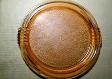 PLATEAU en VERRE Rond Plat Verrerie Art Deco Tray Plate Platte Tablett c1930/50