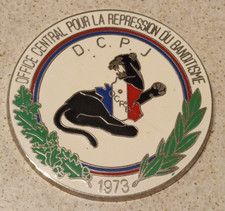 médaille plaque - DCPJ OCRB
