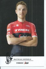 TDF CYCLISME autographe  de  BRANDLE MATTHIAS     team  TREK