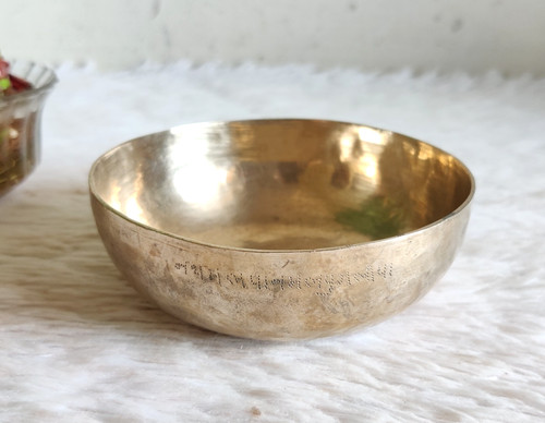 Antique main cloche métal - main,