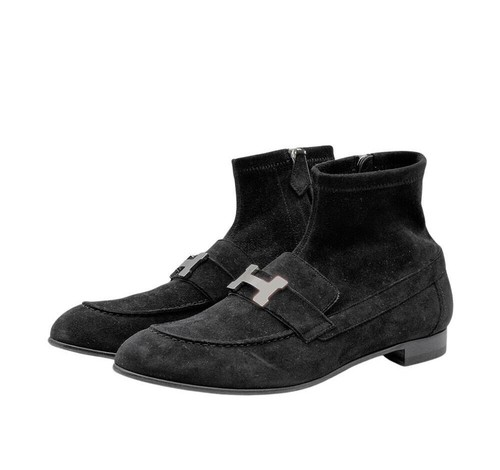 Hermes bottes daim - bottes,