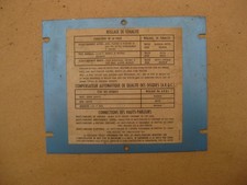 Juke Box Seeburg LPC1 tôle intérieure