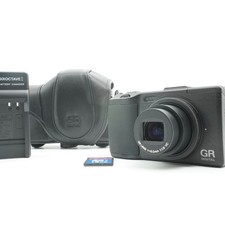 [NEUF] Appareil photo compact Ricoh GR Digital IV 10,4 MP noir avec étui char...
