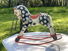 jouet Déco Grand Cheval A Bascule Ancien Jouet Chambre Enfant Déco