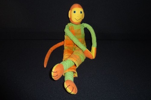 Doudou singe oiseau - doudou, l'oiseau