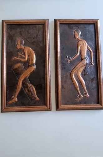 Tableau danseurs africain - tableau,