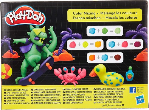 Playdoh pots couleurs néon - couleurs,