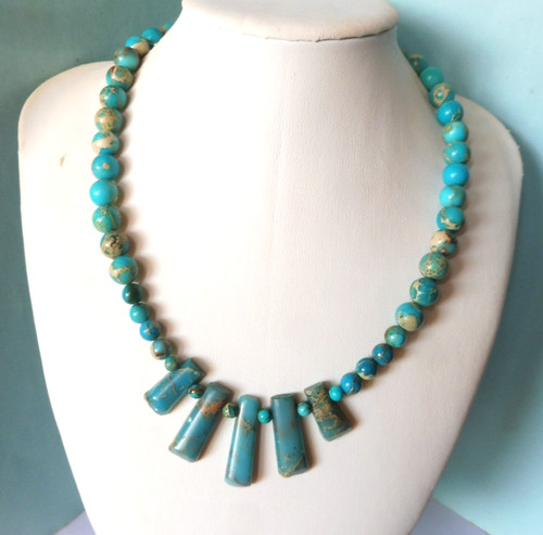 Collier turquoise perse - collier, de