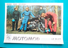Vintage Publicité Prospectus MOTOMOD MOTO Combinaison Vêtement impermeable 70'