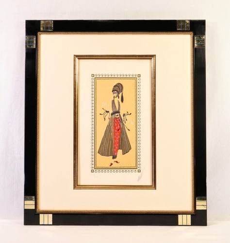 Estampe lithographie erte - estampe,