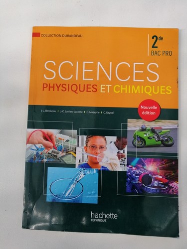 Livre 2de bac pro sciences - 2de,