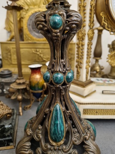 Rare bougeoir 19è bronze - bougeoir,