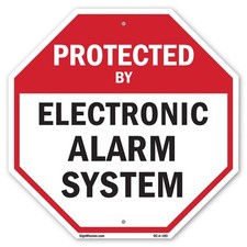 Protected By Electronic Alarm