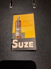 Ancien Petit Carnet Publicitaire Suze Gentiane Calendrier 1934 Pontarlier
