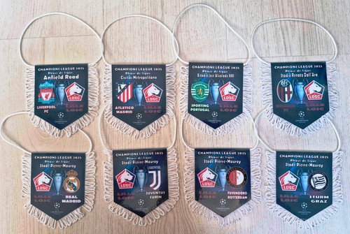 Lot fanions pennant 9x11cm - lot,