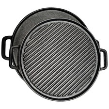 Grille fonte double face
