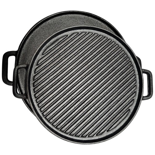 Grille fonte double face