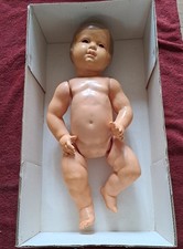 Poupon Petit Collin à restaurer et boite poupée Gégé