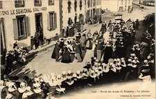 CPA Etude des danses du Finistere - La Jabadao - Folklore - Types (482328)