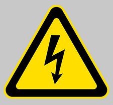 PANNEAU DANGER HAUT VOLTAGE