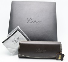 LUNOR Etui à Lunettes Cuir