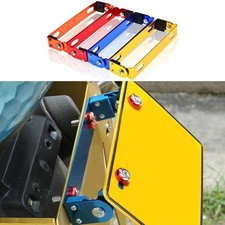 Support et cadre de plaque d'immatriculation moto en alliage d'aluminium design