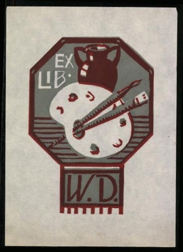 Exlibris palette de - exlibris,