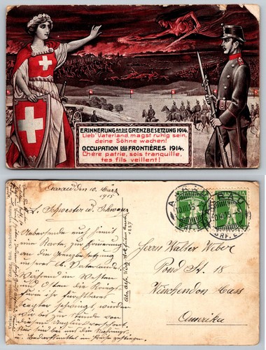 1915 wwi swiss border - swiss,