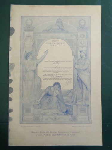 Affiche ancienne guerre 18 - affiche,