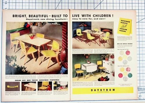 Vintage daystrom dinette - daystrom,