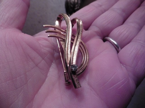 Bijoux ancien broche - , volute