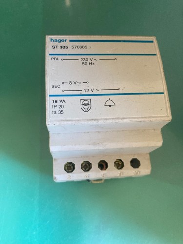 Hager transformateur st305 - transformateur,