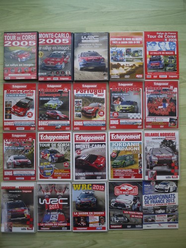 Lot dvd rallyes wrc de - lot,