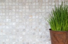 Mosaïque carreau nacre cuisine mur bain miroir tuiles 150-SM201_b | 1 plaque