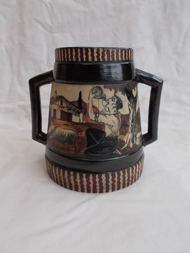 Vase gres ceramique basque - vase,