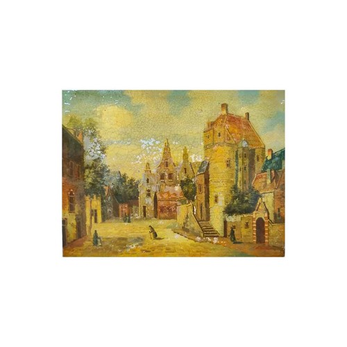 Peint main huile sur - huile,