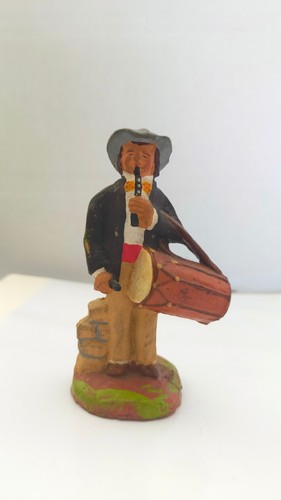 Santon tambourinaire signé - tambourinaire,