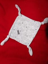 Doudou Plat Carré Velours Gris Motif Winne The Pooh Etoile Blanc Bleu Carrefour