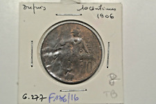 10 CENTIMES DUPUIS 1906 RARE    sous cartonnette