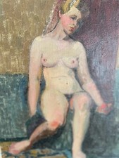 huile sur toile peinture XXe