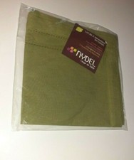 NYDEL LOT DE 2 SERVIETTES 45*45 CM 100% COTON COLORIS VERT KAKI (BOUDOIR ARGILE)