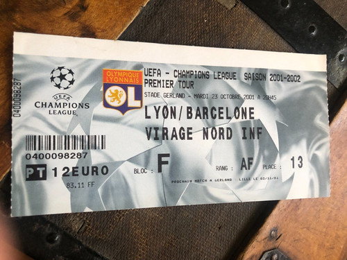 Ticket lyon v - ol, fc