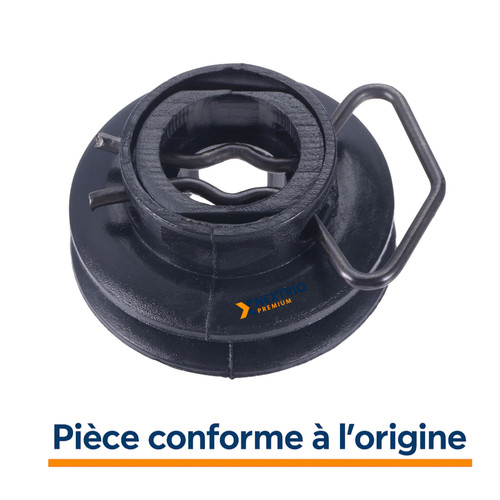 Clip guide poulie fixation - clip,