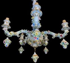 Imposant lustre capodimonte