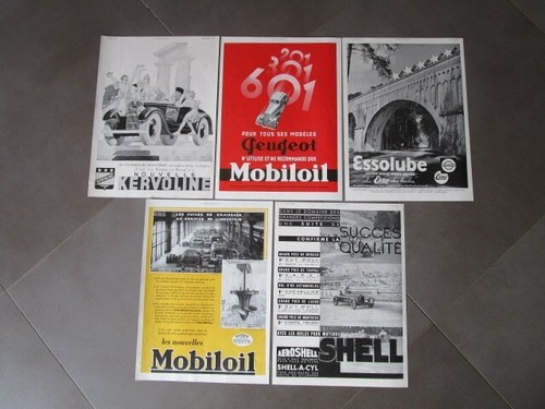 Lot publicités de presse - lot,