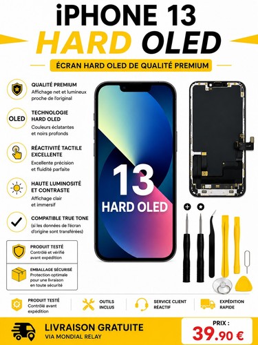 écran iphone 13 hard - Écran,