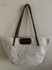 Sac panier au crochet MAJE